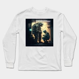 Drawings of robots Long Sleeve T-Shirt